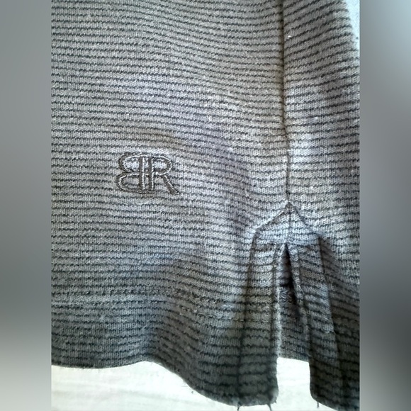 👕 Banana Republic Luxe Touch Performance Tee – 100% Cotton Charcoal Gray (M) - Picture 4 of 10